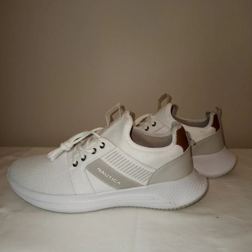 NAUTICA WHITE SNEAKERS MENS SZ 13